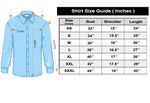 SN314 men’s beige cotton blend geometric print slim fit shirt size chart