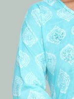 Nitara Blue Cotton Kurta - Image 3