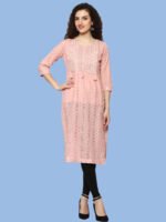 Nairiti Peach Kurti Cotton Shifali - Image 8
