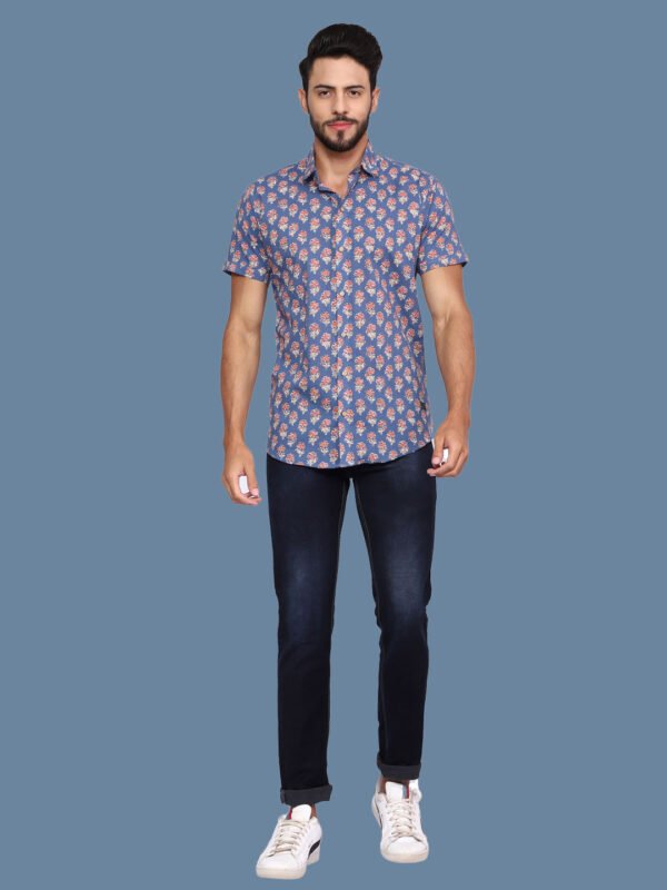 Alasia Glaucous Casual Shirt - Image 2