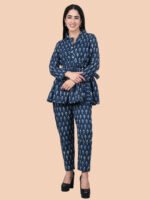 Pritika Blue Co-ord Set Cotton - Image 5