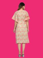 Aashvi Green & Pink Rayon Kaftan - Image 2