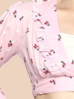 Meera Pink Rayon Top - Image 2