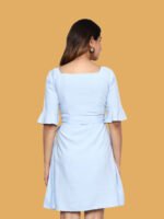 Namrata Blue Rayon Dress - Image 2