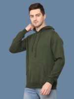 Adhrit Dark Green Casual Hoodies - Image 2