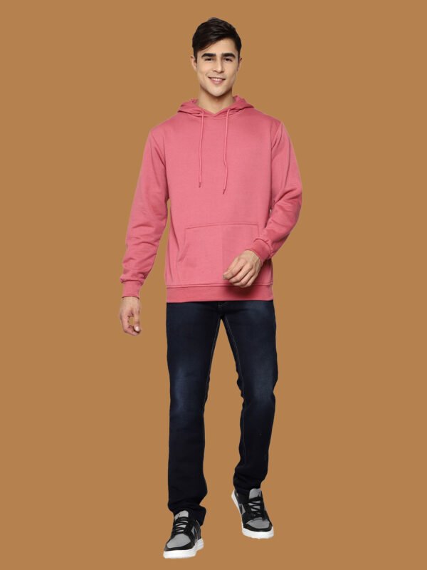 Eashan Tomato Red Casual Hoodies - Image 2