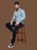 Achemar Sky Blue Shirt Casual Shirt - Image 2