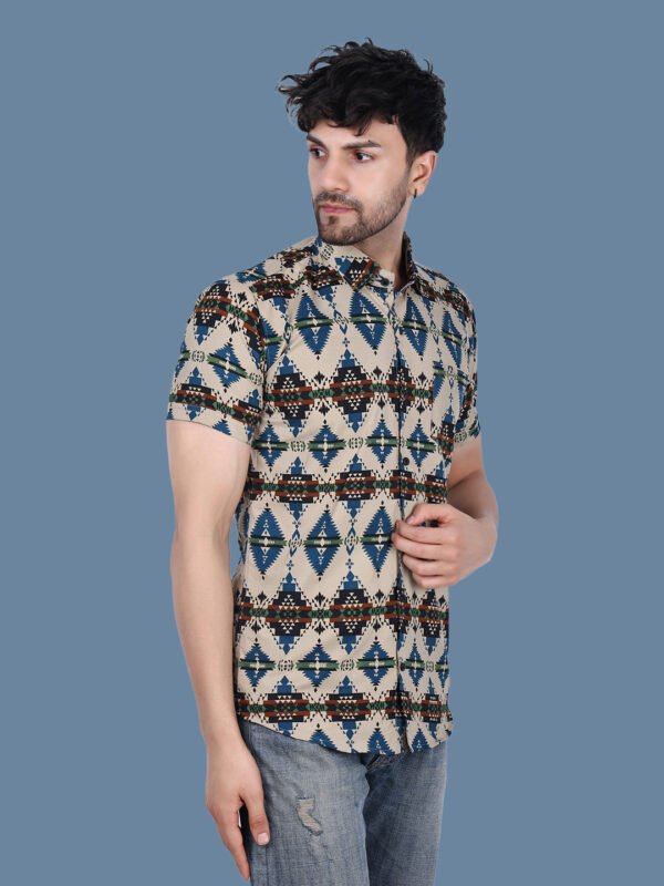 Algol Multi Color Casual Shirt - Image 2