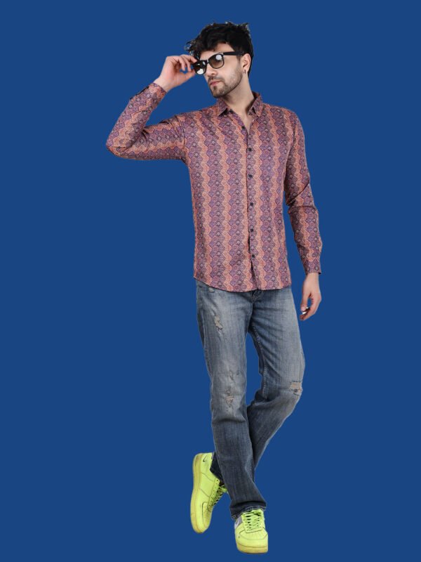 Serpentine Brown Casual Shirt - Image 8