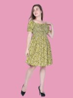 Nalika Green Rayon Dress - Image 2