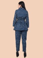 Pritika Blue Co-ord Set Cotton - Image 4