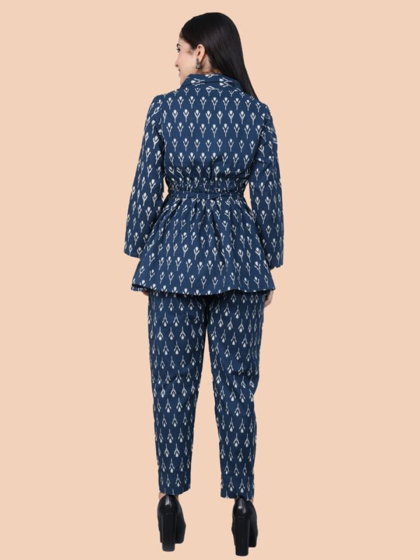 Pritika Blue Co-ord Set Cotton - Image 4