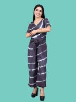 Jaye Grey Rayon Jumpsuit - Image 2