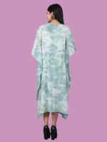 Nitara Pastel Green Rayon Kaftan - Image 3