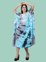 Shreenika Indigo Rayon Kaftan