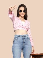 Meera Pink Rayon Top - Image 3