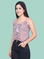 Nilambari Grey Rayon Top