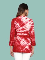Prathysha Brick Red Rayon Top - Image 2