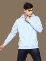 Advait Light Blue Casual Hoodies - Image 3