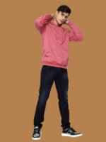 Eashan Tomato Red Casual Hoodies - Image 3
