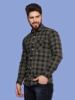 Acubens Green Black Casual Shirt - Image 3