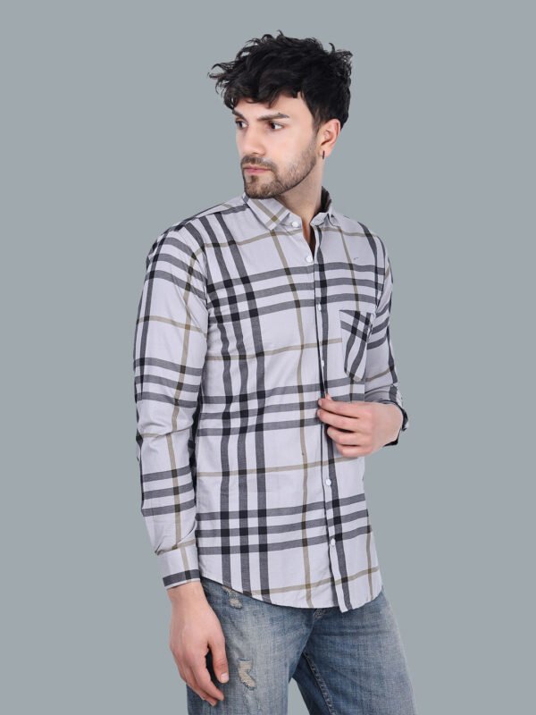 Tattersall Pattern Casual Shirt - Image 3