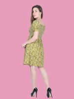 Nalika Green Rayon Dress - Image 3
