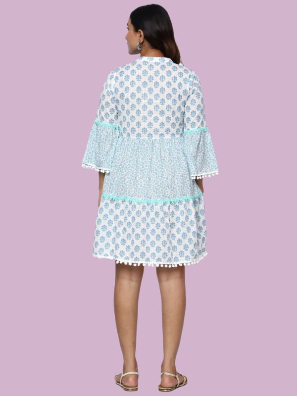Pritika Sky Blue Mides Cotton - Image 4