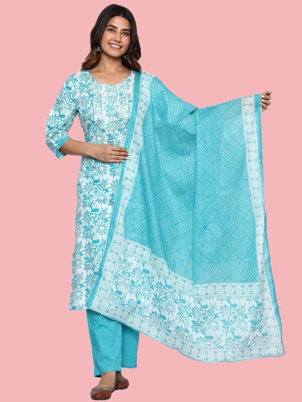 Mridula Rama Kurta Set Cotton - Image 3