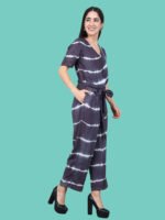 Jaye Grey Rayon Jumpsuit - Image 3