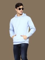 Advait Light Blue Casual Hoodies - Image 4