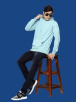 Ayan Light Green Casual Hoodies - Image 4