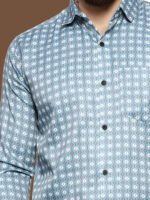 Achemar Sky Blue Shirt Casual Shirt - Image 4