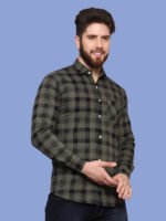 Acubens Green Black Casual Shirt