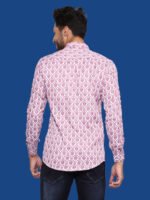 Adhafera Dark Magenta Casual Shirt - Image 4