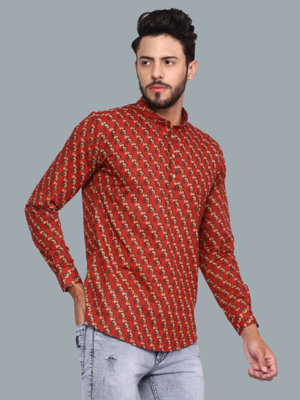 Carina Persian Red Casual Kurta - Image 1