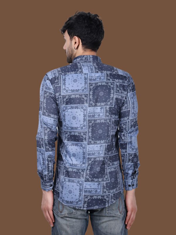 Cloudy Blue Casual Shirt - Image 4