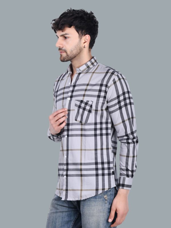 Tattersall Pattern Casual Shirt - Image 4