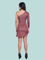 Abhishree Brown Rayon Dress - Image 3