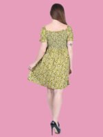 Nalika Green Rayon Dress - Image 4