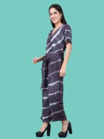 Jaye Grey Rayon Jumpsuit - Image 4