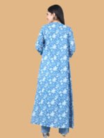 Nilam Blue Crop Top Pant Cotton - Image 4