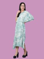 Nitara Pastel Green Rayon Kaftan - Image 4