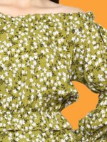 Oorja Green Rayon Top - Image 4