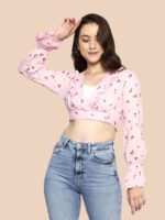 Meera Pink Rayon Top - Image 5