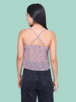Nilambari Grey Rayon Top - Image 5