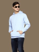 Advait Light Blue Casual Hoodies - Image 5