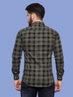 Acubens Green Black Casual Shirt - Image 4