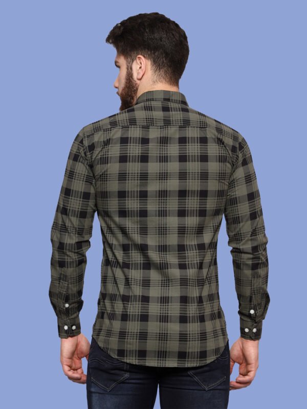Acubens Green Black Casual Shirt - Image 4
