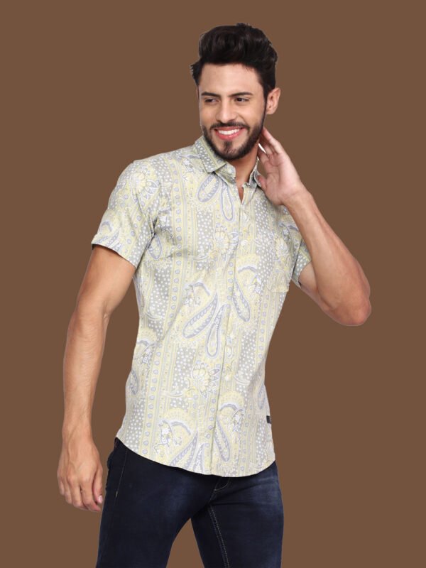 Adhara Yellow Shirt Casual Shirt - Image 5